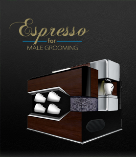 Espresso for male grooming
